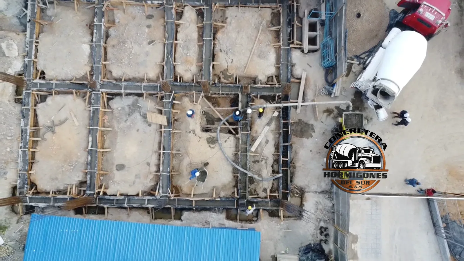 Concreto premezclado en obra